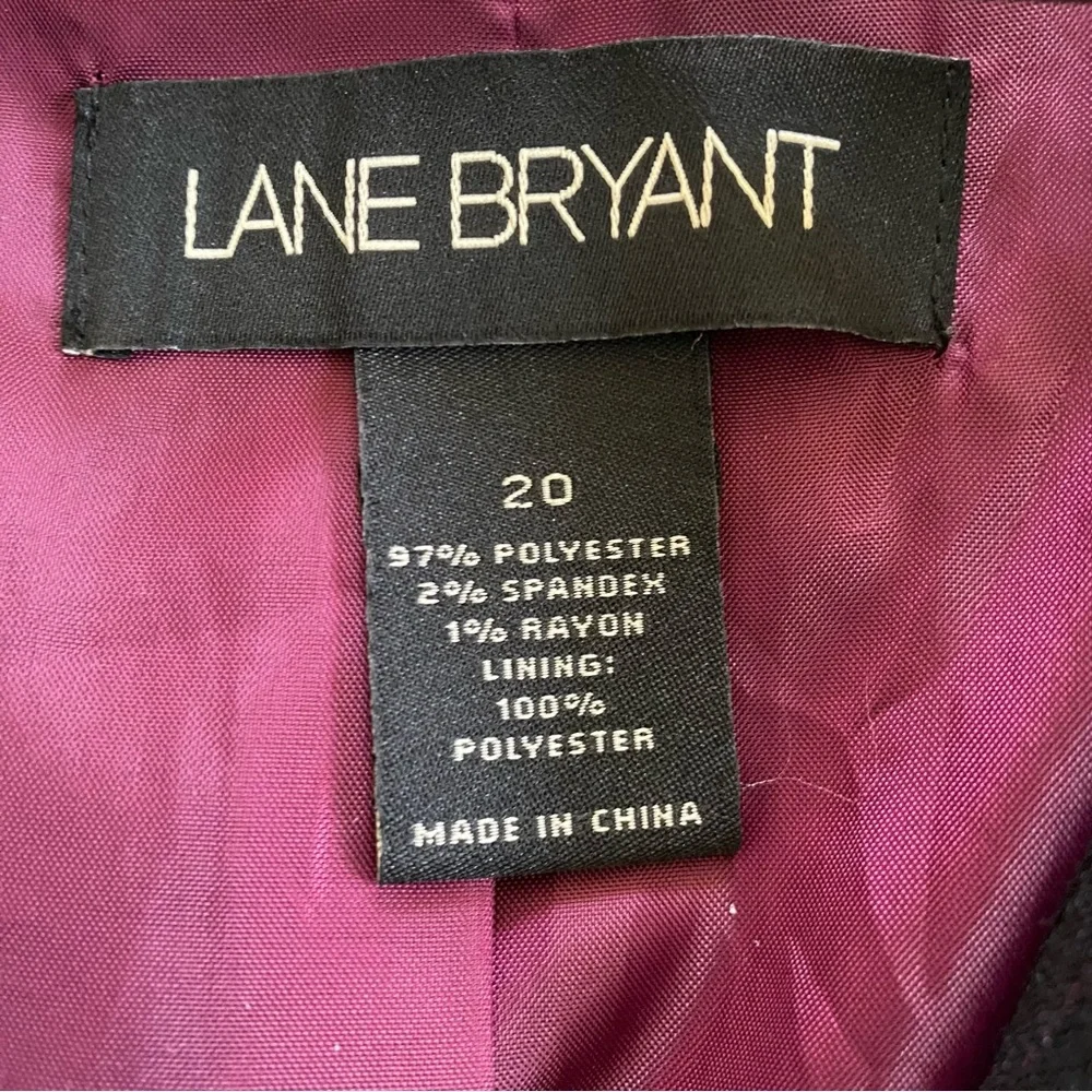 Lane Bryant Women’s Pinstripes Plus Size 20 Blazer Jacket Business Casual Career